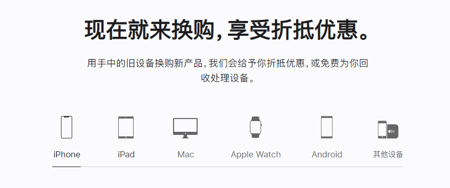 五寨苹果手机维修分享iPhone以旧换新的去处 