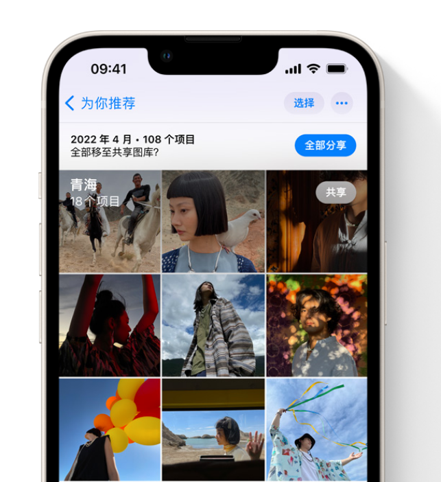 五寨苹果维修网点分享在 iPhone 上使用共享图库 