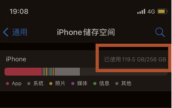五寨苹果13维修分享iPhone13如何查看剩余内存 